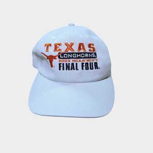 VTG Texas Longhorns 2003 NCAA Final Four Hat NWT Gear For Sports White Cap